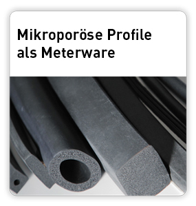 Mikroporöse Profile als Meterware