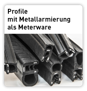 Profile mit Metallarmierung als Meterware