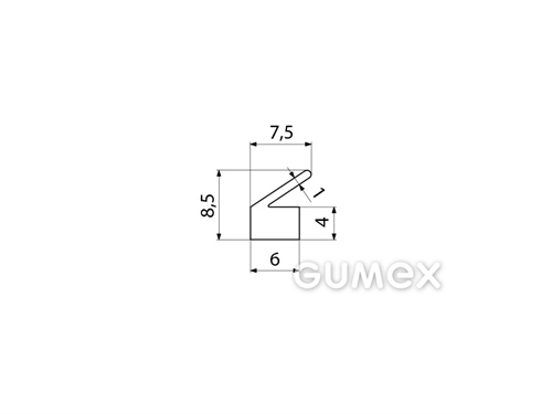 Kompaktes Silikonprofil, L-Form - 0513