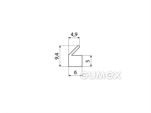 Kompaktes Silikonprofil, L-Form - 0513