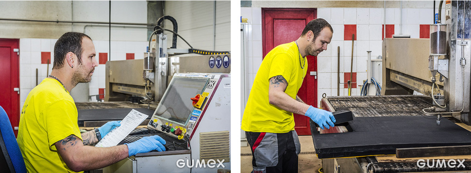 Herstellung von Einlagen und Sortiereinsätzen bei GUMEX